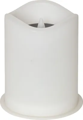 Immagine prodotto di Candela solare a LED 'Saul', bianca, circa 8, 8x10 cm