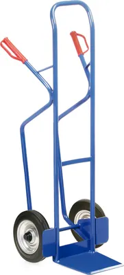 Produktbild von Bako Logistiksysteme Stahlrohr Stapelkarre 350kg Traglast Rollenlager Vollgummi 250x60mm