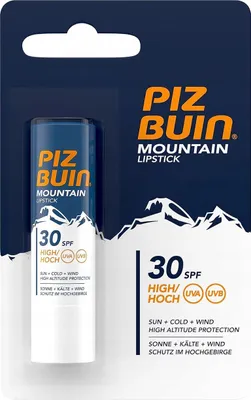 Produktbild von Piz Buin Mountain Lippenbalsam SPF 30 UV-Schutz für Outdoor-Aktivitäten