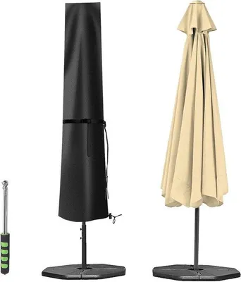 Zdjęcie produktu dla Pokrowce na parasole, materiał Oxford 600D, 190 x 30/40/50 cm, zimoodporne i wodoodporne, odporne na promieniowanie UV
