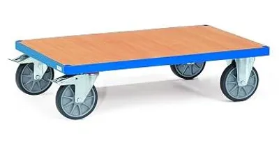 Image de Équipement de transport mttdc2591 F 500 : chariot de transport, sans poignée, capacité de charge de 600 kg, plateforme de 1000 mm x 600 mm