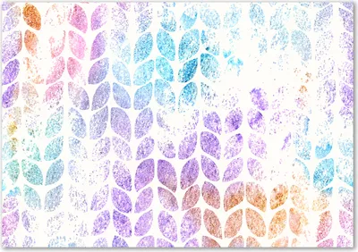Produktbild von Tulup® Glas-Bild - 100 x 70 - Wandbild aus Glas - Wandkunst - Wandbild hinter gehärtetem Sicherheitsglas - Blumen & Pflanzen - Bunte Blätter - Mehrfarbig