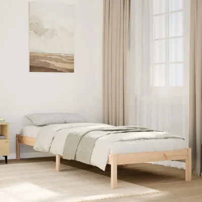 Image de Maison Exclusive - Lit en bois massif extra long sans matelas 80x210 cm en pin