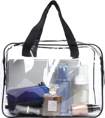 Produktbild von 3-in-1-Set transparenter Kosmetiktäschchen