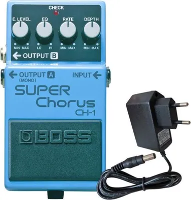 Image de Boss CH-1 Super Chorus avec adaptateur secteur