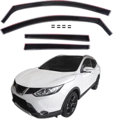 Immagine prodotto di J&J Automotive | SCOUTT Deflettore / Deflettori per finestrini per Nissan Qashqai J11 2014-2021 4pz