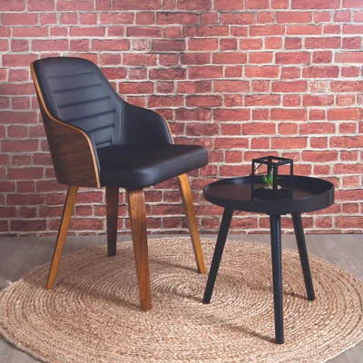 Image de Chaise - HOME DECO FACTORY - Nash - Rétro - Chic - Noir