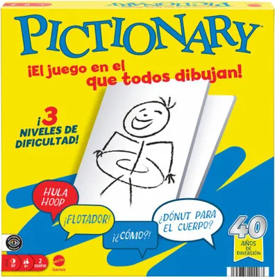 Zdjęcie produktu dla Mattel - Premium akcesorium do gry planszowej Spanish Pictionary