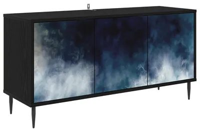 Immagine prodotto di vidaXL Mobile TV RAALTE, 102 x 33 x 51 cm, nero, aspetto legno di quercia