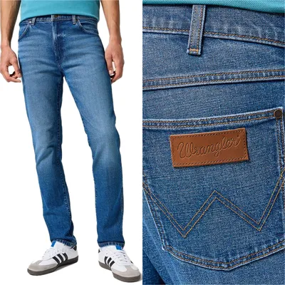 Produktbild von WRANGLER, Herren Jeanshosen, Slim fit, LARSTON, W30 L34, Blau, Jeans, baggyjeans, buggy