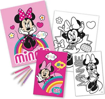 Produktbild von Disney Minnie Fä rbeset mit Aufklebern