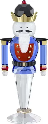 Produktbild von Swarovski Holiday Cheers Nussknacker, blau 5680177 Dekoration