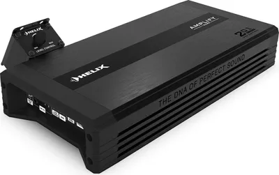 Produktbild von HELIX AMPLIFY 201 X-OVER - 24V Edition | sehr kompakter 1-Kanal Subwoofer Verstärker