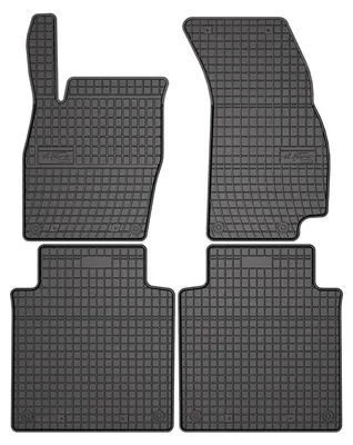 Image de Tapis de sol en caoutchouc pour Audi A8 D5 2017- (berline) – 4 pièces, noirs, sur mesure
