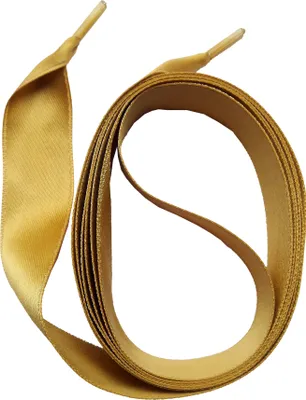 Produktbild von SNORS Schnürsenkel SATIN breit - GOLD - 16mm - 130cm