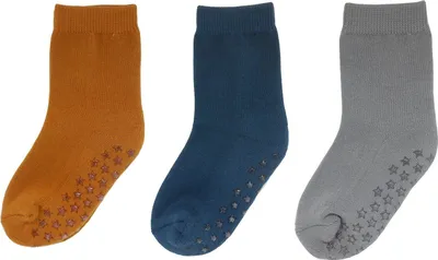 Produktbild von Yalion Langsocken Weiche Kinder Antiruschsocken Halbplüsch (3-Paar) Elastisch ( 11 cm  EU 15/16 )