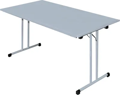 Produktbild von Klapptisch Besprechungstisch Verkaufstisch Schreibtisch 120x80 Lichtgrau 350490
