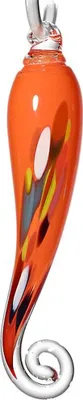 Produktbild von Hängezapfen S Gartenflair 30cm mit Stab orange