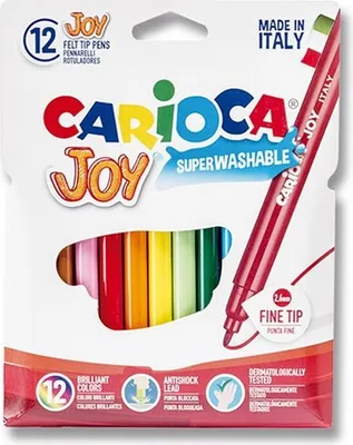 Image de Marqueurs CARIOCA Joy, 12 pièces