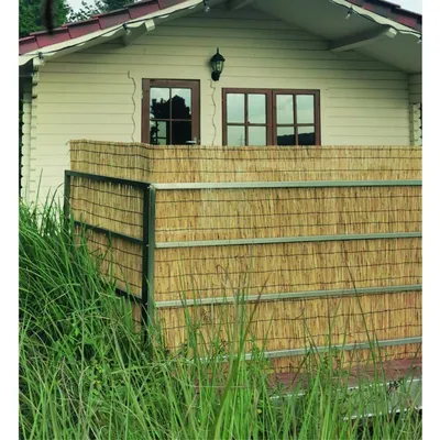 Produktbild von 5x Schilf Sichtschutzmatte H1xB6m Natur Garten Blick Draußen Zaun Wind Terrasse