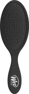 A black Wet Brush Original Detangler hairbrush is shown against a white background.