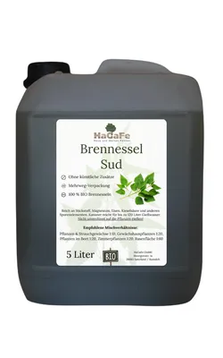 Produktbild von HaGaFe Brennnessel Sud 5 Liter Brennnesseljauche Brennnesseldünger