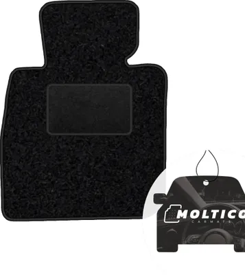 Immagine prodotto di moto-MOLTICO tappetino conducente auto velours lato conducente tappetini auto nero tappetino conducente 1 pezzo adatto per Mazda CX-3 2015-2021