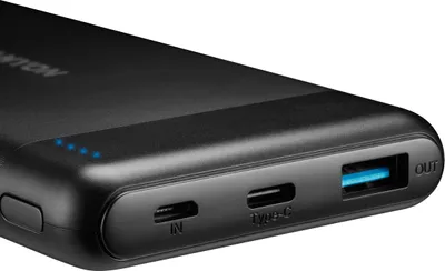 Produktbild von Canyon PB-107, 10000 mAh, Lithium Polymer (LiPo), 18 W, Schwarz