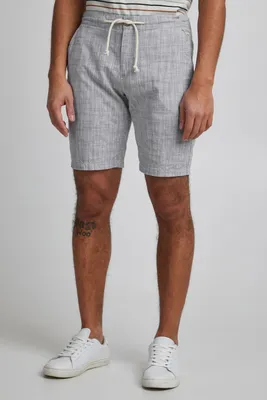 Produktbild von BLEND BHBones Herren Shorts kurze Hose Bermuda mit Leinen-Optik Eingrifftaschen 100% Baumwolle Regular fit