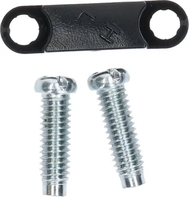 Image de Vis de réglage SHIMANO pour RD-M370 M4 x 12 mm avec contre-plaque - 12 mm