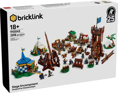 Produktbild von LEGO® Bricklink Designer Program: 910045 - Feldlager - Siege Encampment - 2025