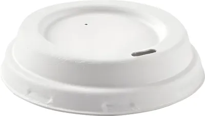 Produktbild von Deckel für Trinkbecher , Zuckerrohr, Ø 80 mm, weiß, 50 Stück