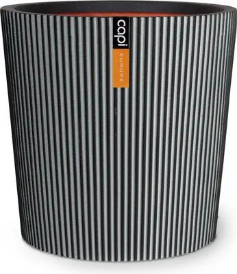 Produktbild von Capi Europe - Gefäß konisch Groove NL - Anthrazit - 36x34 - KGVZ612