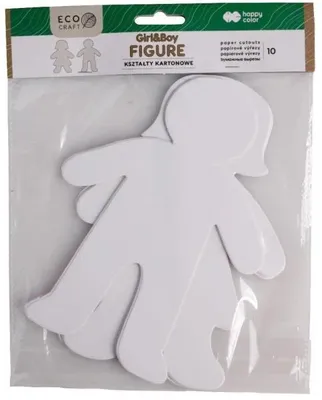 Immagine prodotto di Set di sagome in cartone Figure, 10 pezzi - GDD