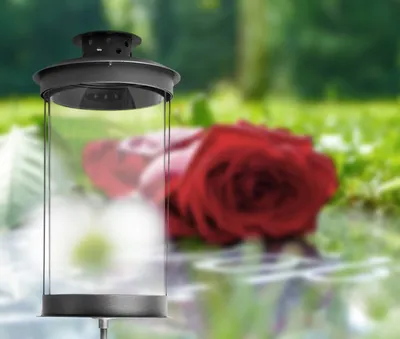 Productafbeelding van Stabiele Graflantaarn van Metaal en Glas