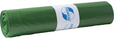Produktbild von Müllsack Standard 575x1000mm 70l grün 25 St./Pack.