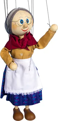 Produktbild von Masek Großmutter Marionette, 35 cm