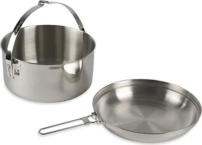 Produktbild von Tatonka Kettle Kochset 4,0 Liter 2-teilig Edelstahl Camping, Packmaß 23,5 x 14 cm