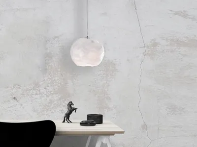 Produktbild von Pendelleuchte Hängeleuchte Deckenleuchte LED E27 Polyc/Metall Ø.26.5 cm