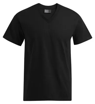 Produktbild von Promodoro - "Premium" T-Shirt V-Ausschnitt für Herren/Damen Uni LT2656 (5XL) (Schwarz)