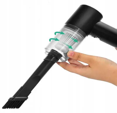 Produktbild von 2-in-1-Handstaubsauger für das Auto, kabellos, mit USB-Anschluss – leistungsstark und vielseitig