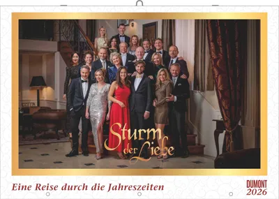 Productafbeelding van "Sturm der Liebe" 2026 - Brochurekalandermodel - Wandkalender - met jaarplanner - Formaat 42 x 29 cm