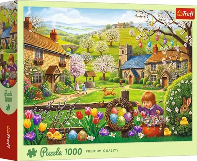 Zdjęcie produktu dla PUZZLE 1000 Poszukiwanie wielkanocnych jajek 10977