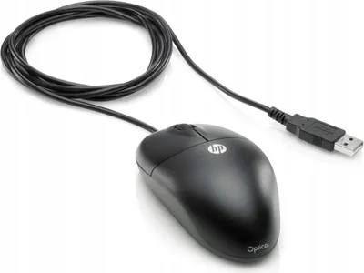 Zdjęcie produktu dla HP DC172B, Oburęczny, Optyczny, USB Typu-A, Czarny