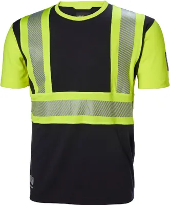 Produktbild von Helly Hansen T-Shirt ICU T-SHIRT 79271, Farbe:yellow/ebony, Größe:2XL