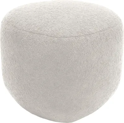 Produktbild von Sitzhocker SUMIR - Stoff Creme 52x48x32 cm | Hocker Schlafzimmer Polsterhocker Wohnzimmer Sitzbank Esszimmer