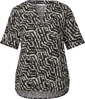 Produktbild von Street One LTD QR Splitneck blouse w turn Black 36