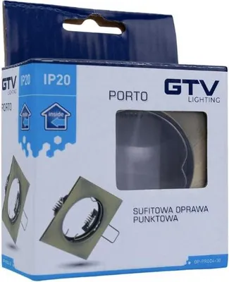 Zdjęcie produktu dla Wpuszczana lampa sufitowa PORTO kwadratowa OP-PROD4-30 IP 20 1648