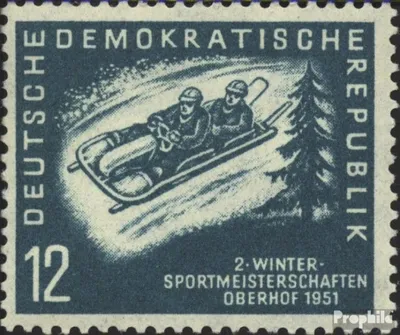 Produktbild von Briefmarken DDR 1951 Mi 280 postfrisch Wintersportmeisterschaften der DDR