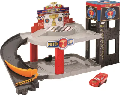 Obrázok produktu pre Autodráhové parkovisko Disney Cars Piston Cup
